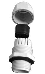 TR-A01-IN Conector Junta estanca de plástico Ø37 × 46mm ,UÑV3