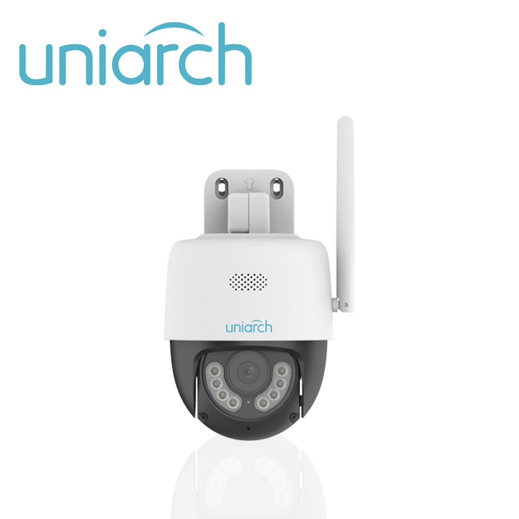 UHO-P1A-M5F4D CAMARA WIFI PT 5MP 4MM INTELIGENTE COLOR IR30MT AUDIO BIDIRECIONAL ONVIF 256GB IP66 UNIARCH3