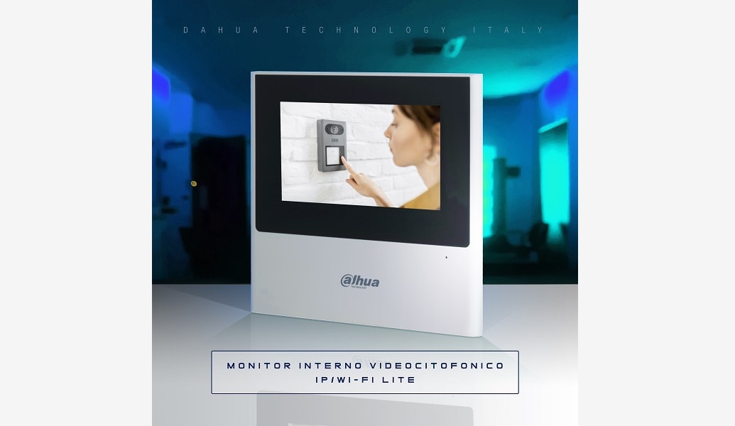 Kit Videoportero Wifi POE Dahua Timbre Ext+monitor Interior 4.3 KIT-DHI-VT02311R+VTH2611L4