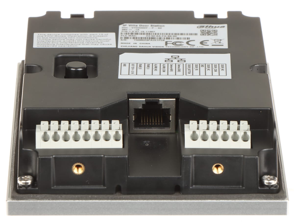 DHI-VTO2202F-P-S2 TIMBRE EXTERIOR VILLA  POE CON CAMARA 2MP MAX SD 64GB APP CELULAR SIN BASE4