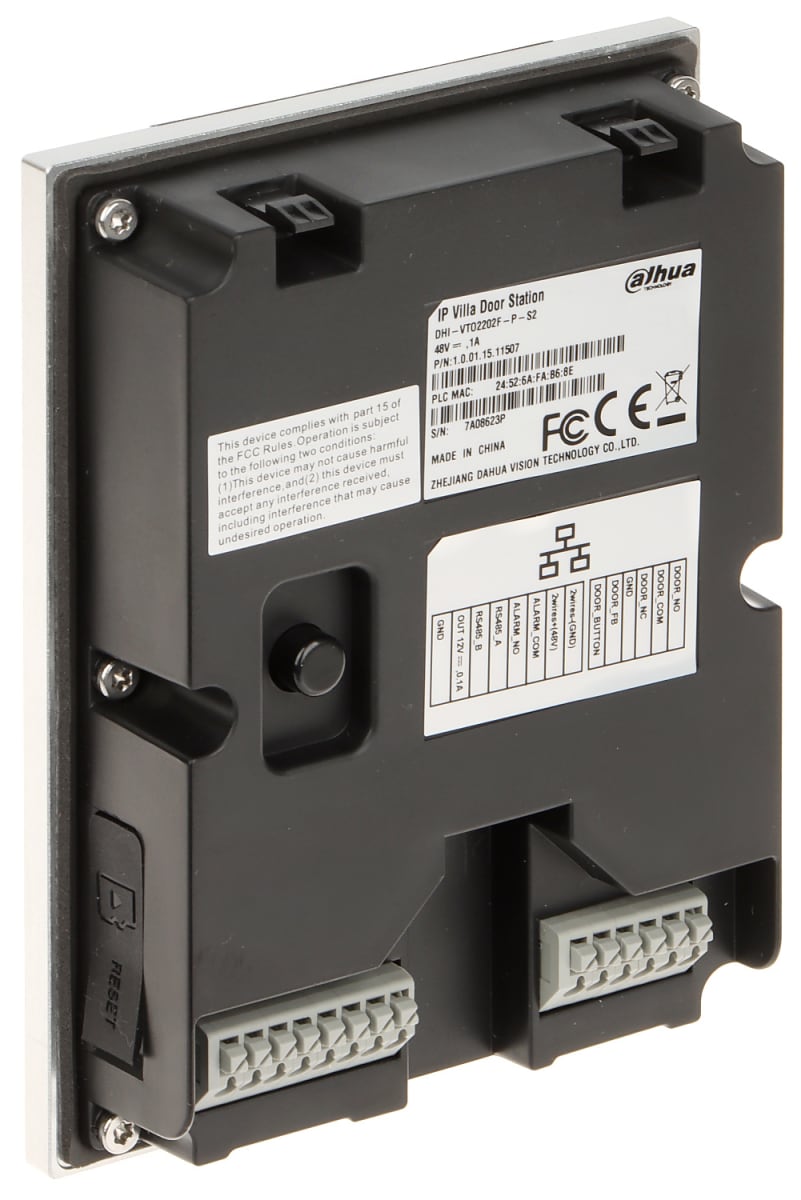 DHI-VTO2202F-P-S2 TIMBRE EXTERIOR VILLA  POE CON CAMARA 2MP MAX SD 64GB APP CELULAR SIN BASE3