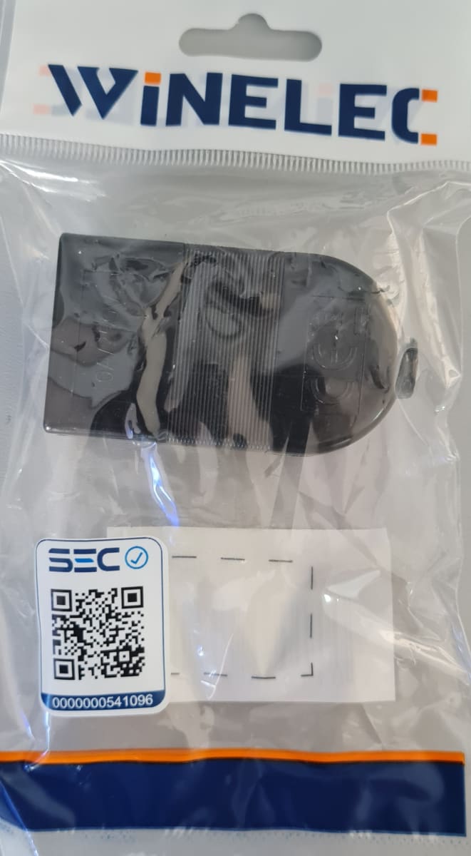 ENCHUFE HEMBRA VOLANTE 10A WI-EHV03 250V 2P+T SEC NEGRO WINELEC2