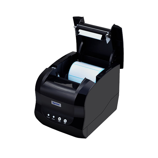 XP-365B Impresora Termica Etiqueta Resolution Print width,16~82mm,Printing speed MAX,152mm/s,4M,USB3