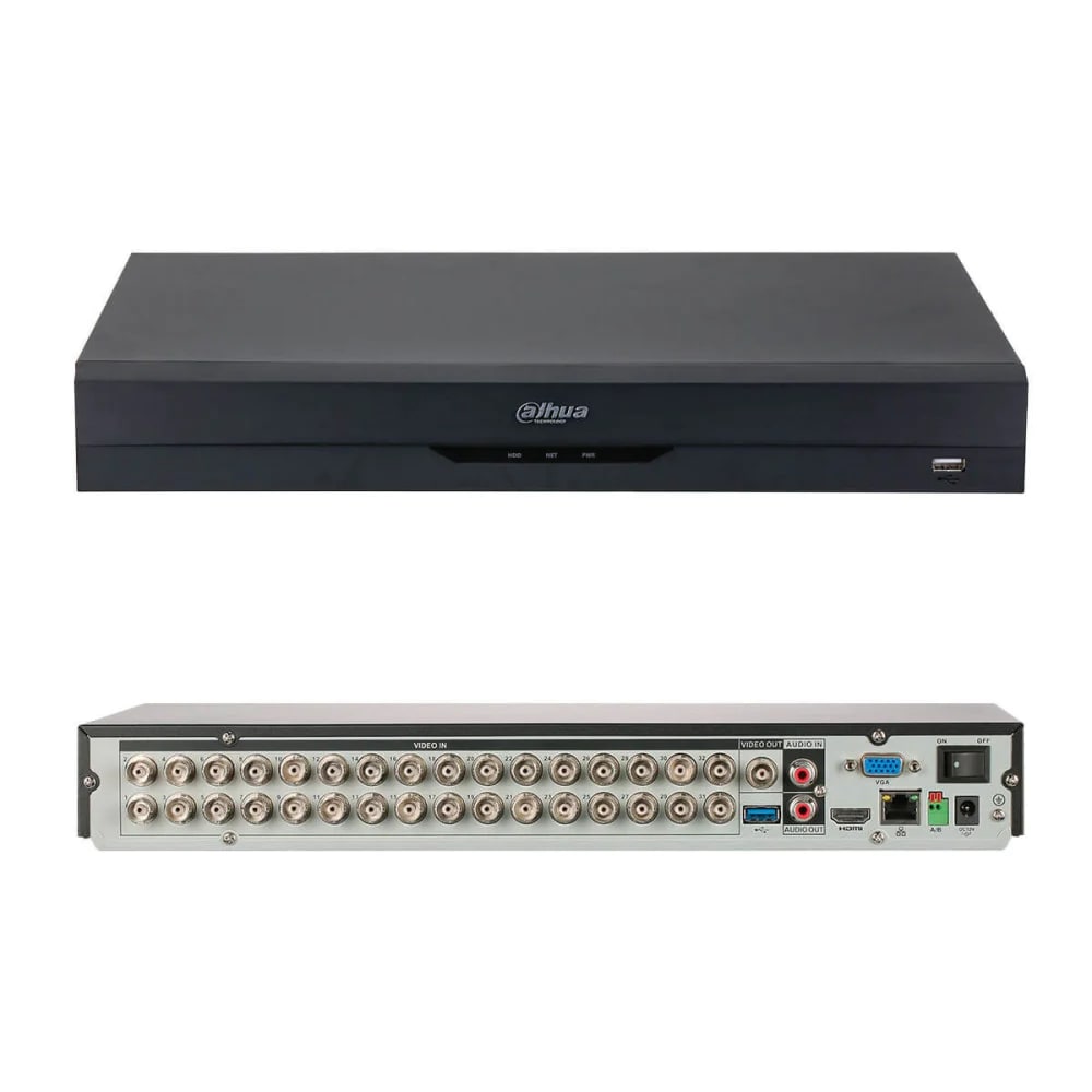 DH-XVR5232AN-I3/T XVR 32CH 2HDD WizSense Max 5MP,IA,Max 48CH IP,PARA CAMARAS SERIE AUDIOBIDIRECIONAL2