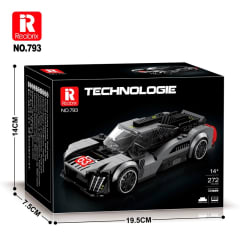 Auto blocks Super deportivo 9x8 Negro