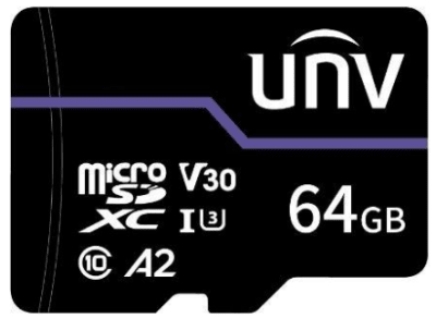 MEMORIA MICRO SD UNIVIEW TF-64G-T-L BLUE CARD