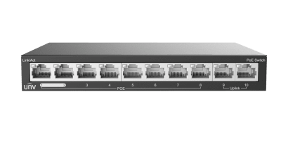 SWITCH POE 8CH 2UPLINK NSW2020-10T-POE-IN UNIVIEW 88W