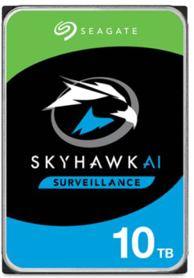 DISCO DURO 10TB  VIDEO VIGILANCIA 24/7 SEAGATE SKYHAWK AI, 3.5