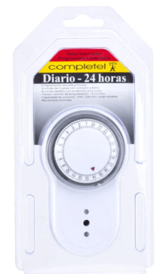TIMER ANALOGICO ENCHUFABLE T-101 COMPLETEL