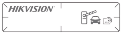STICKER TAG ADHESIVO PARABRISAS DS-TRC900-8/A HIKVISION