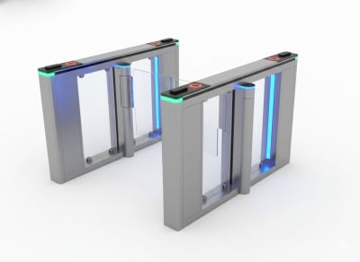 CARRIL OPTICO SPEED GATE BATIENTE