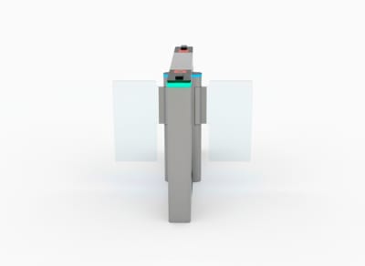 CARRIL OPTICO SPEED GATE BATIENTE DOBLE