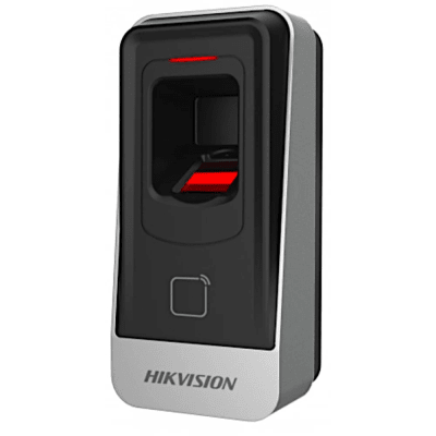 LECTOR PROXIMIDAD Y HUELLA  PROXIMIDAD RS-485 MIFARE DS-K1201AMF