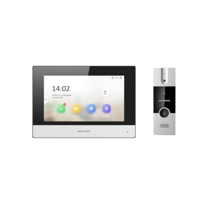 KIT IP VIDEO PORTERO HIBRIDO INTERCOMUNICADO WIFI DS-KIS302-P HIKVISION