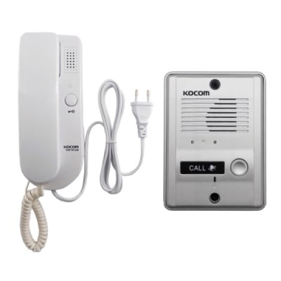 KIT PORTERO CITÓFONO C/ALTAVOZ MET. KDP-501AM + MS-2D KOCOM