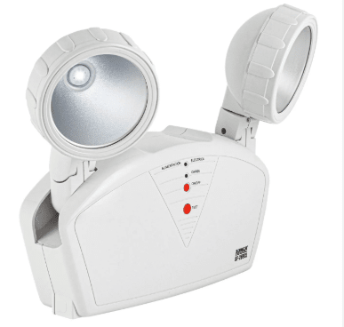 LÁMPARA DE EMERGENCIA SUNCA SF-269CL, 2 FOCOS LED, 600 LÚMENES