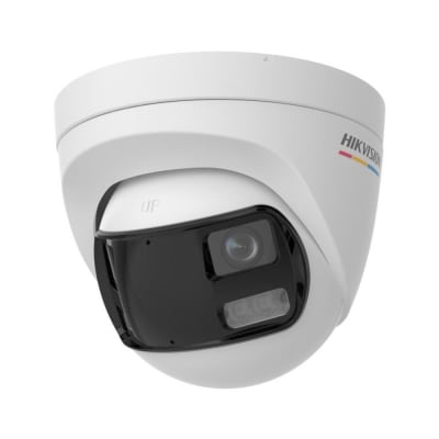 TURRET TVI 3K LUZ 40M SMART HYBRID LIGHT DUAL LENS 180° COLORVU IP67 130DB WDR AUDIO MIC DS-2CE72KF3