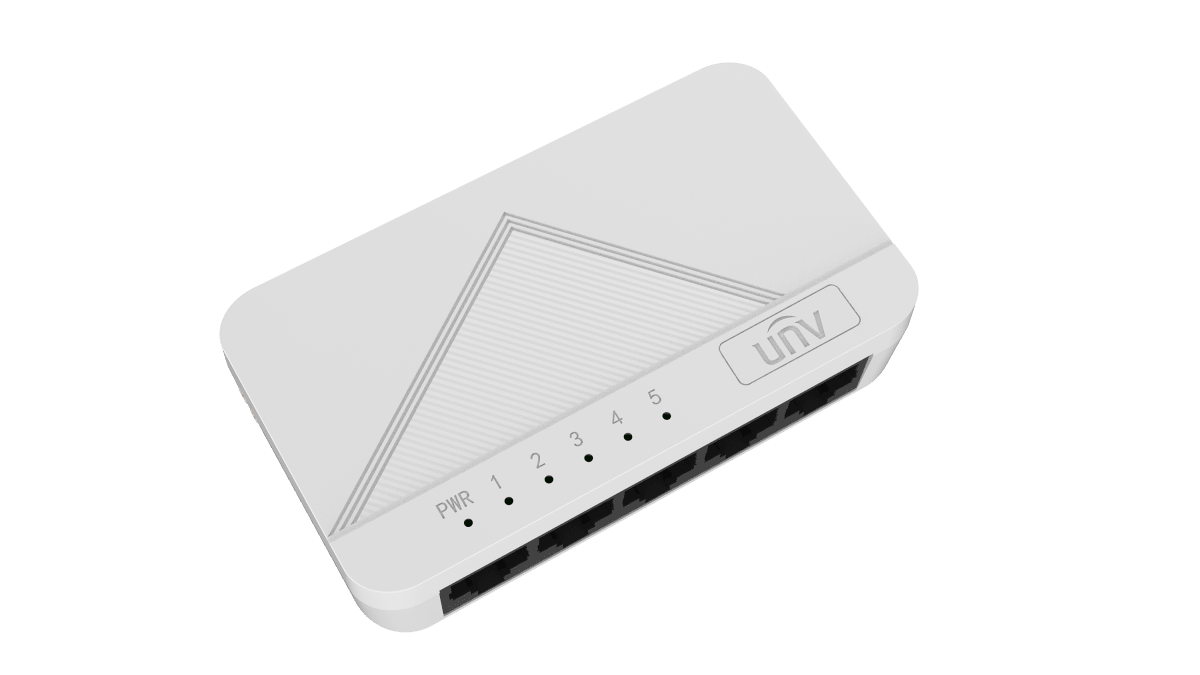 SWITCH UNIVIEW CARCASA PLASTICA NSW1010-5GT-IN 5-PORT GIGABITE1