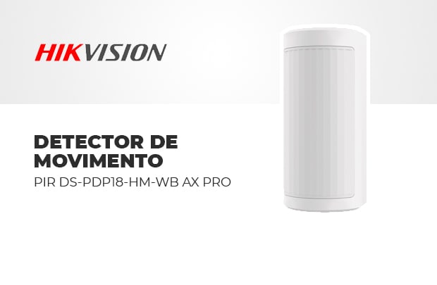 DETECTOR DE MOVIMIENTO INALAMBRICO DOBLE TECNOLOGIA IP65 AX PRO DS-PDP18-HM-WB(O-STD)1
