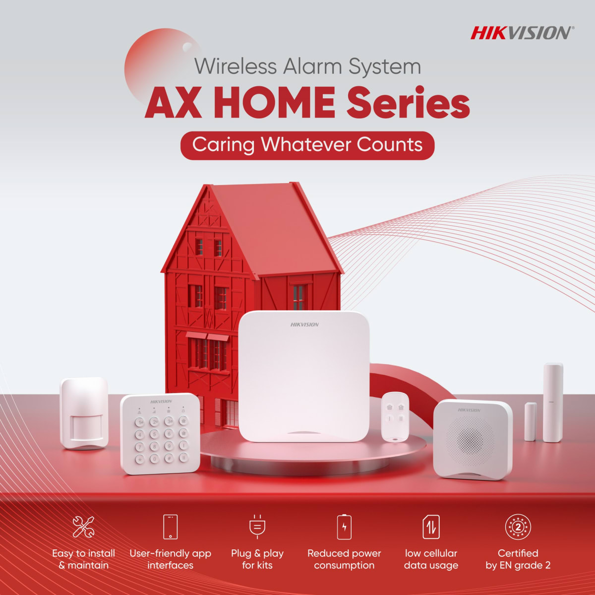 AX HOME KIT ALARMA 3G/4G DS-PA201PS-KIT-16WB/A-LA HIKVISION2
