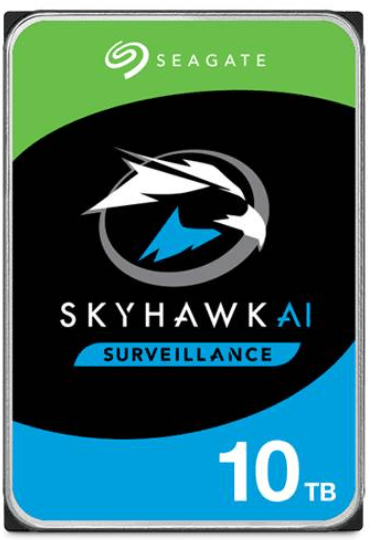 DISCO DURO 10TB  VIDEO VIGILANCIA 24/7 SEAGATE SKYHAWK AI, 3.5