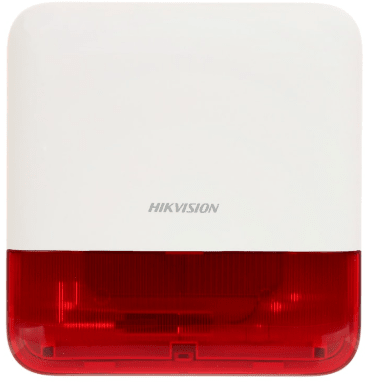 SIRENA INALAMBRICA EXTERIOR C/BALIZA ROJA DS-PS1-E-WB2