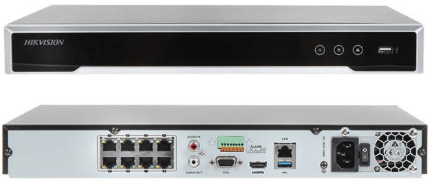 NVR 8 CH+POE 4K HDMI DS-7608NI-K2/8P HIKVISION1