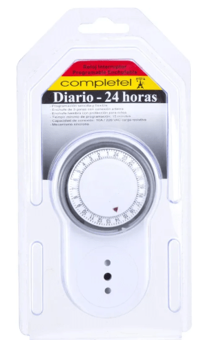 TIMER ANALOGICO ENCHUFABLE T-101 COMPLETEL1