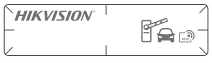 STICKER TAG ADHESIVO PARABRISAS DS-TRC900-8/A HIKVISION1