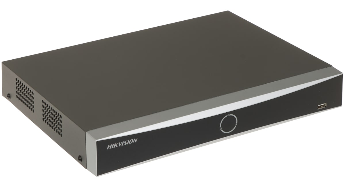 HIK NVR 4CH POE CAPACIDAD 1HDD ACUSENSE 40MBPS 4K H265 DS-7604NXI-K1/4P(D)1