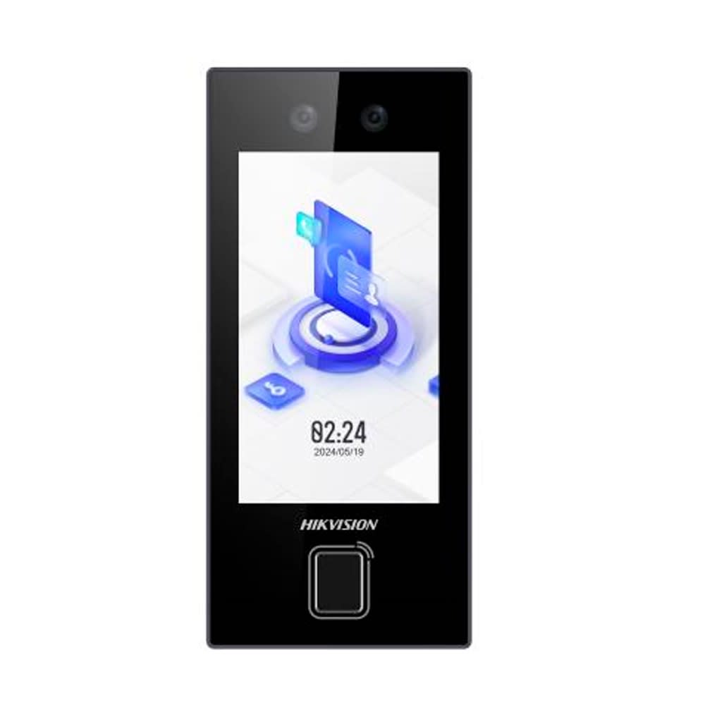 TERMINAL BIOMETRICO MimMoe 3000 ROSTROS 3000 HUELLAS 3000 TARJETAS MIFARE DS-K1T344MBFWX-E11