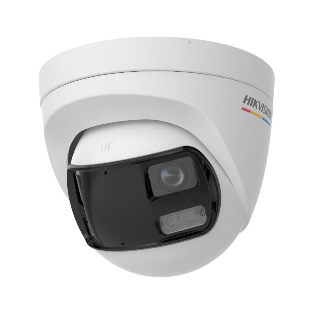 TURRET TVI 3K LUZ 40M SMART HYBRID LIGHT DUAL LENS 180° COLORVU IP67 130DB WDR AUDIO MIC DS-2CE72KF31