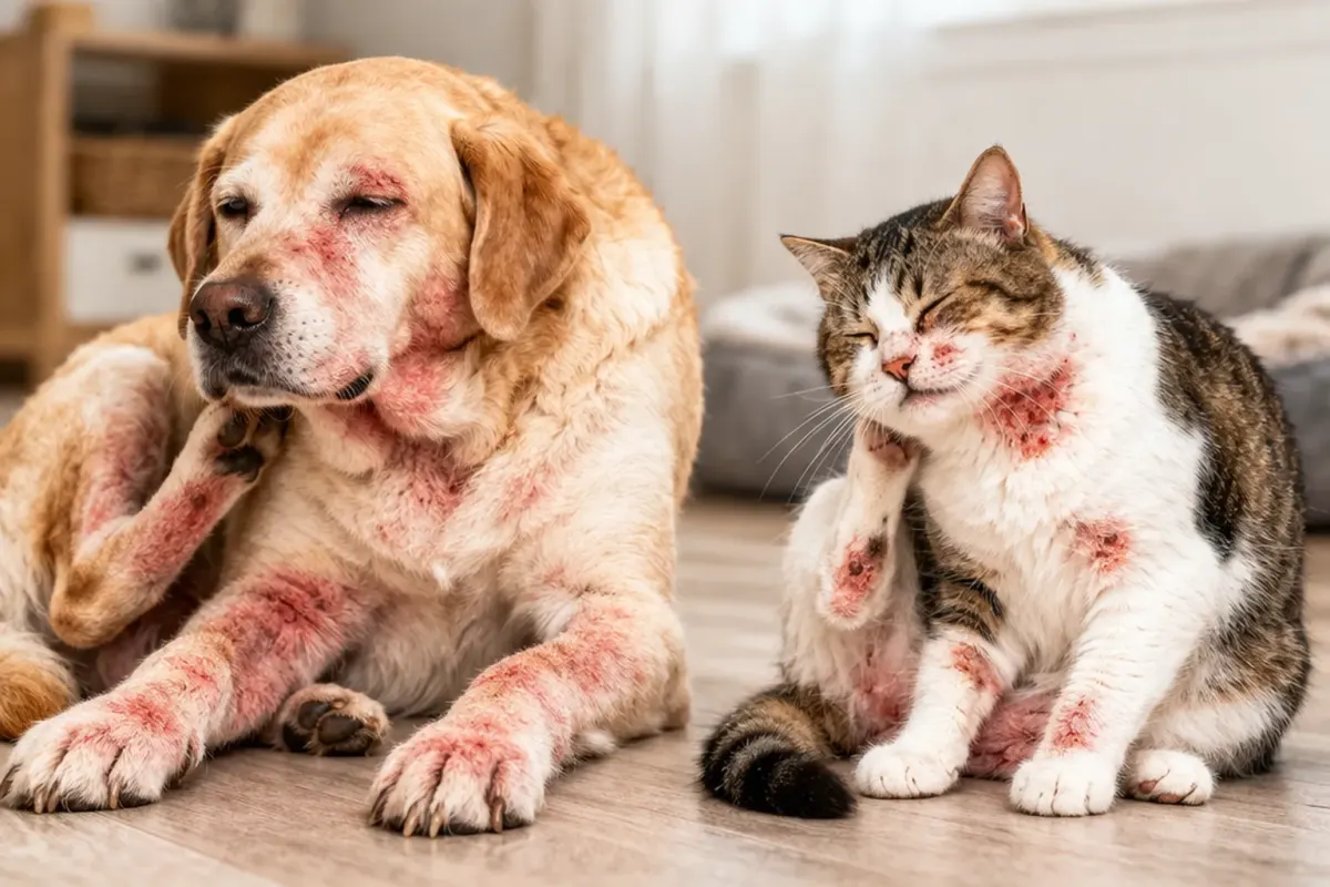Alergias alimentarias en perros y gatos: cómo identificarlas y qué hacer