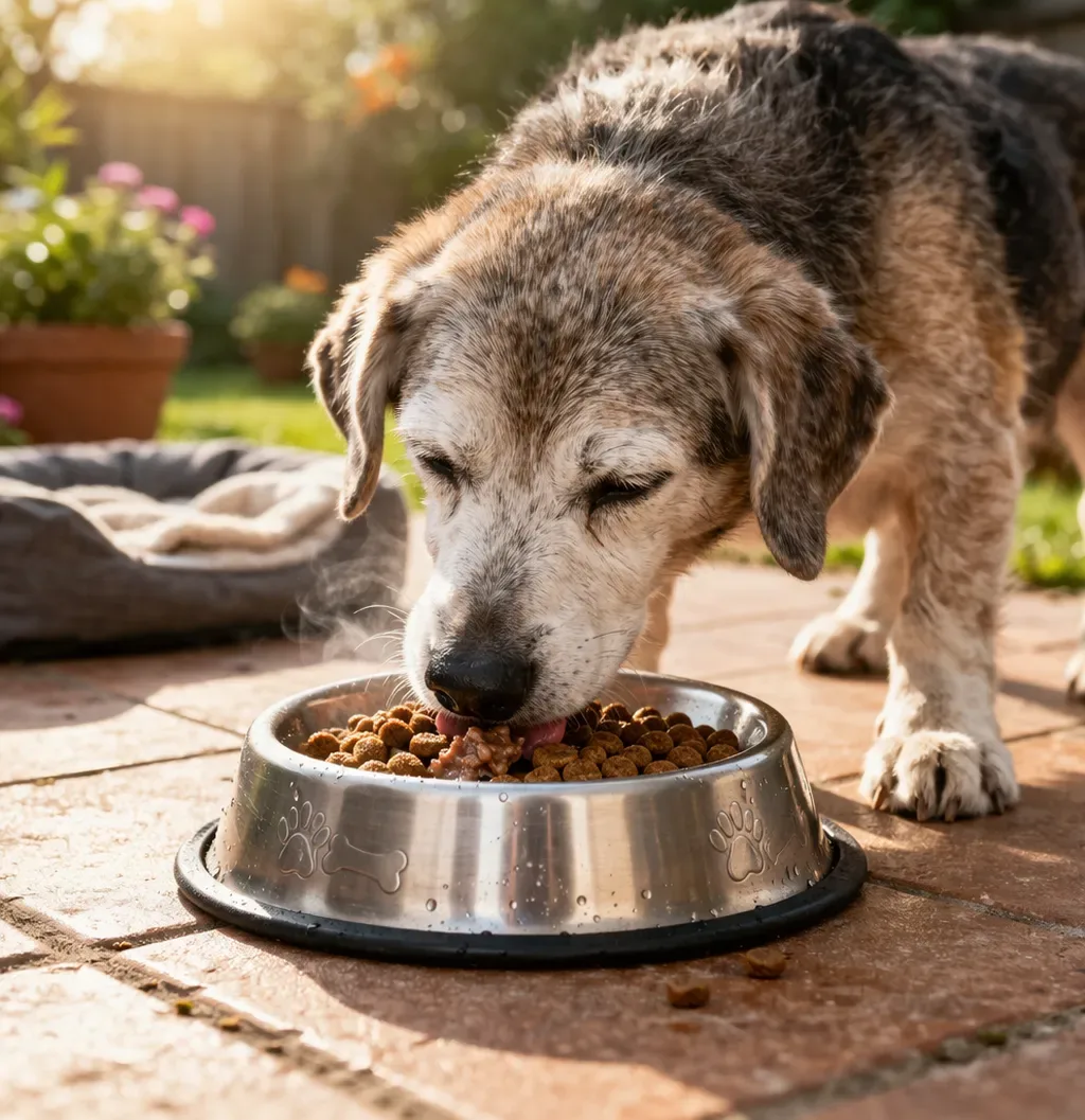 ¿Qué debe comer un perro senior?