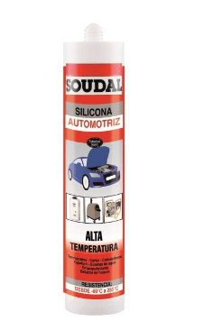 PACK SOUDAL 12UN SILICONA ALTA TEMP. ROJA 300L