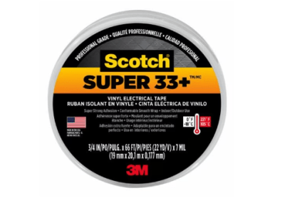 3M CINTA ELECTRICA SUPER 33 NEGRO 19MM X 20MT