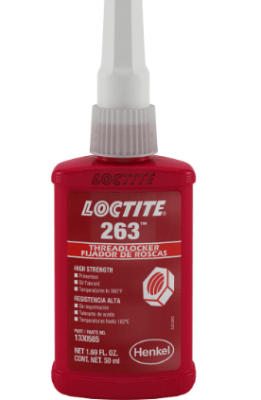 LOCTITE 263 TRABA PIEZAS ROSCADAS ALTA RESISTENCIA 50ML