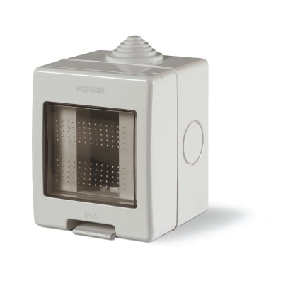Caja Hidrobox Plástico Scame 220-240Vac NA Monofasico 1 modulo