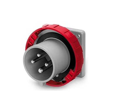 Enchufe industrial Macho embutido 3P+N+T 32A Trifásico