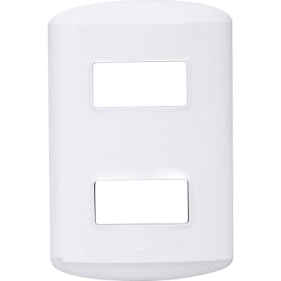 Placas 2 modulos blanco BTICINO