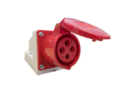 Enchufe Industrial Scame Hembra 3p+n+t-Sobrepuesta 380Vac 16A Trifasico