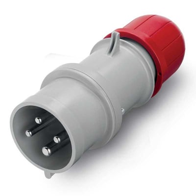Enchufe Industrial Scame Macho 3p+n+t-Volante 380Vac 16A Trifasico
