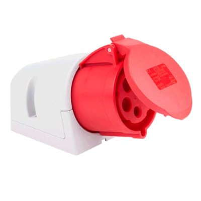 Enchufe Hembra Sobrepuesto Trifasico 3P+N+T 32A