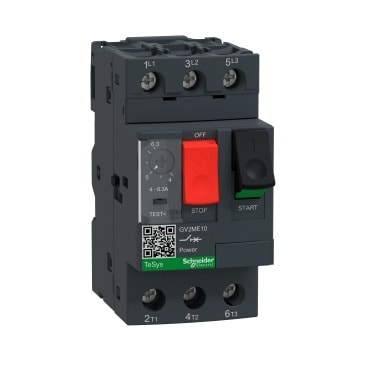 Proteccion de circuito Guardamotor Schneider 3P 4-6,3A