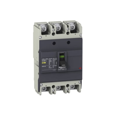 Interruptor Automatico Schneider 3P Fijo 380Vac 200A 18ka Trifasico