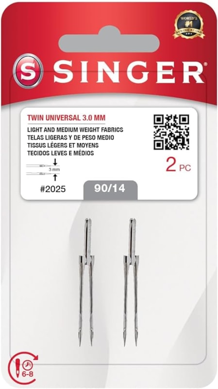 Aguja Singer N2025 Doble Casera