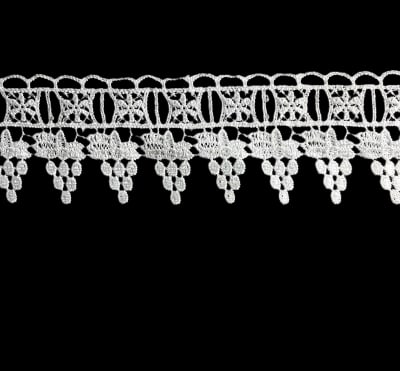 Blonda Macrame 0960 Blanca 6cm 10 Yds2