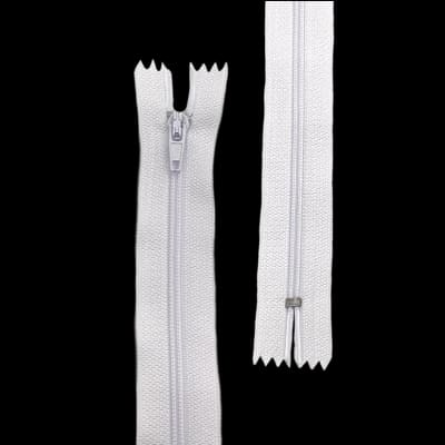 CIERRE NYLON #3 BLANCO - 45 CM/50 PCS1