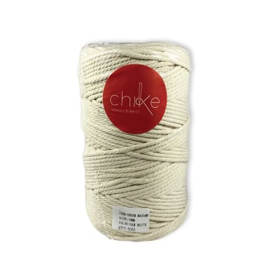 CORDÓN MACRAMÉ ALGODÓN 100% - 3MM 500G1