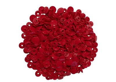 Broche snap 12.2mm - Rojo1
